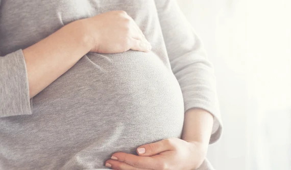 Pregnant woman belly
