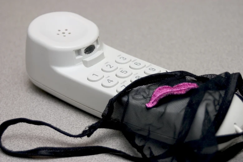 Phone with lingerie bag