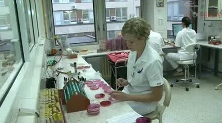 Medical staff in lab